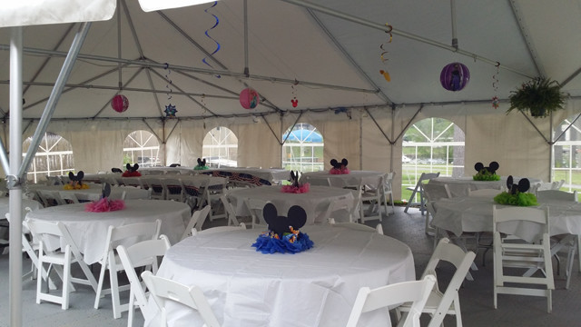 Wedding Tent Setup